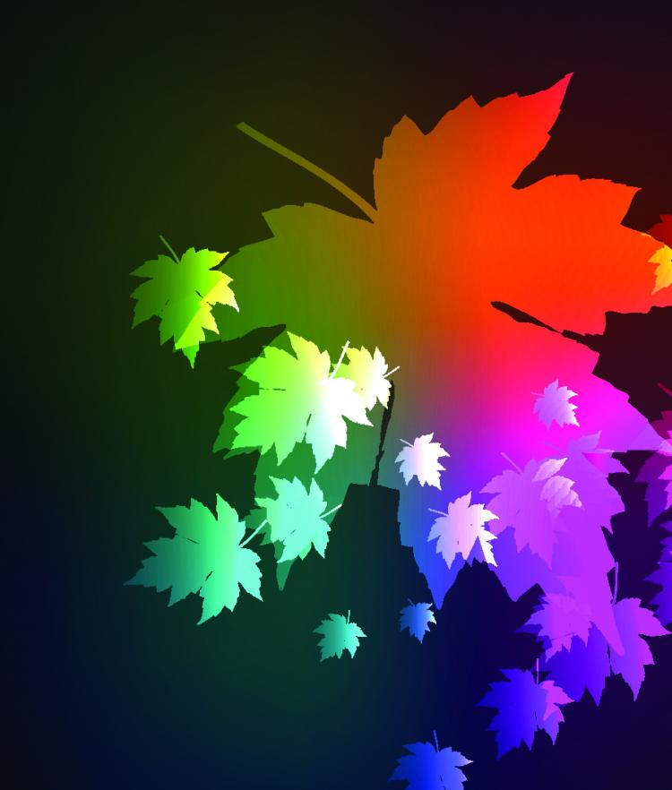 free vector Beautiful maple leaf background 05 vector